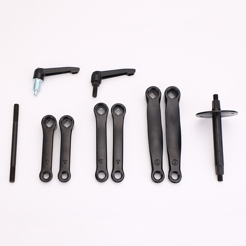Exercise bike spinning pedal crank middle axle flywheel shaft M10 M16 quick release armrest Bolt