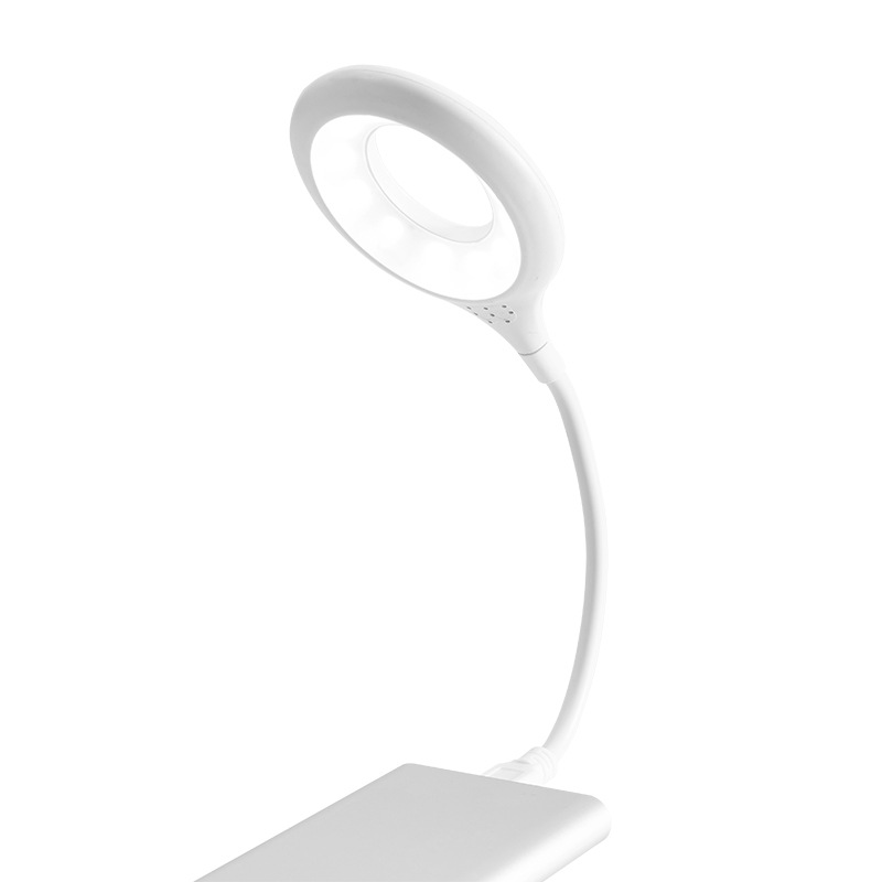 Creative eye protection USB lamp portable LED lamp night market lamp reading ring lamp mobile power mini portable Learning Lamp