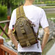 Cross-border Outdoor Dual-purpose Fishing Package Luya Single-shoulder Crossbody Tactical Camouflage Backpack Fish Rod Bag Multifunctional Backpack