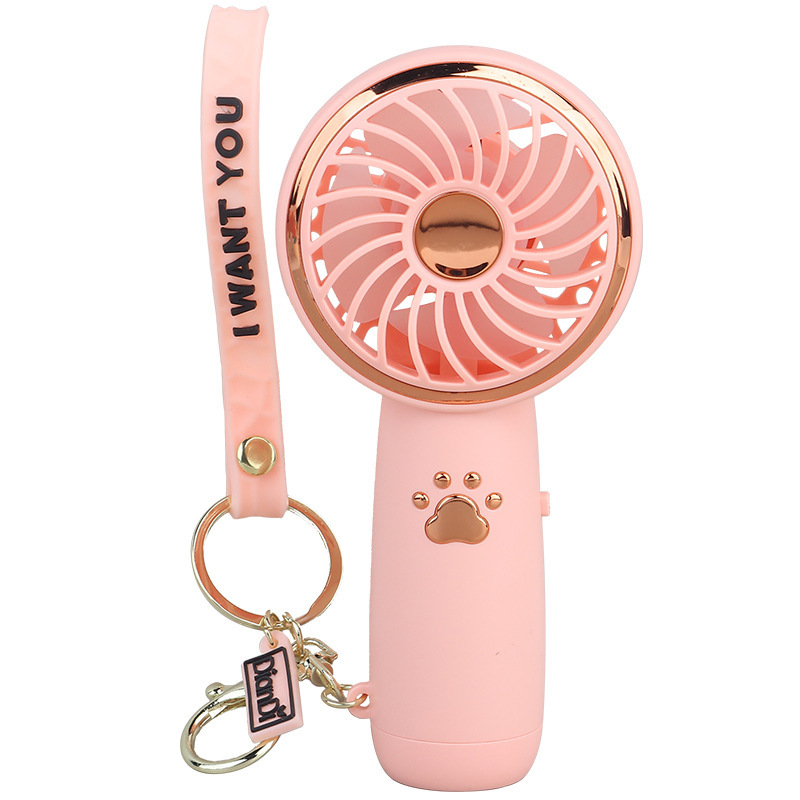 夏の新型ミニ扇風機かわいいアニメポータブル充電usb手持ち扇風機学生屋外扇風機|undefined