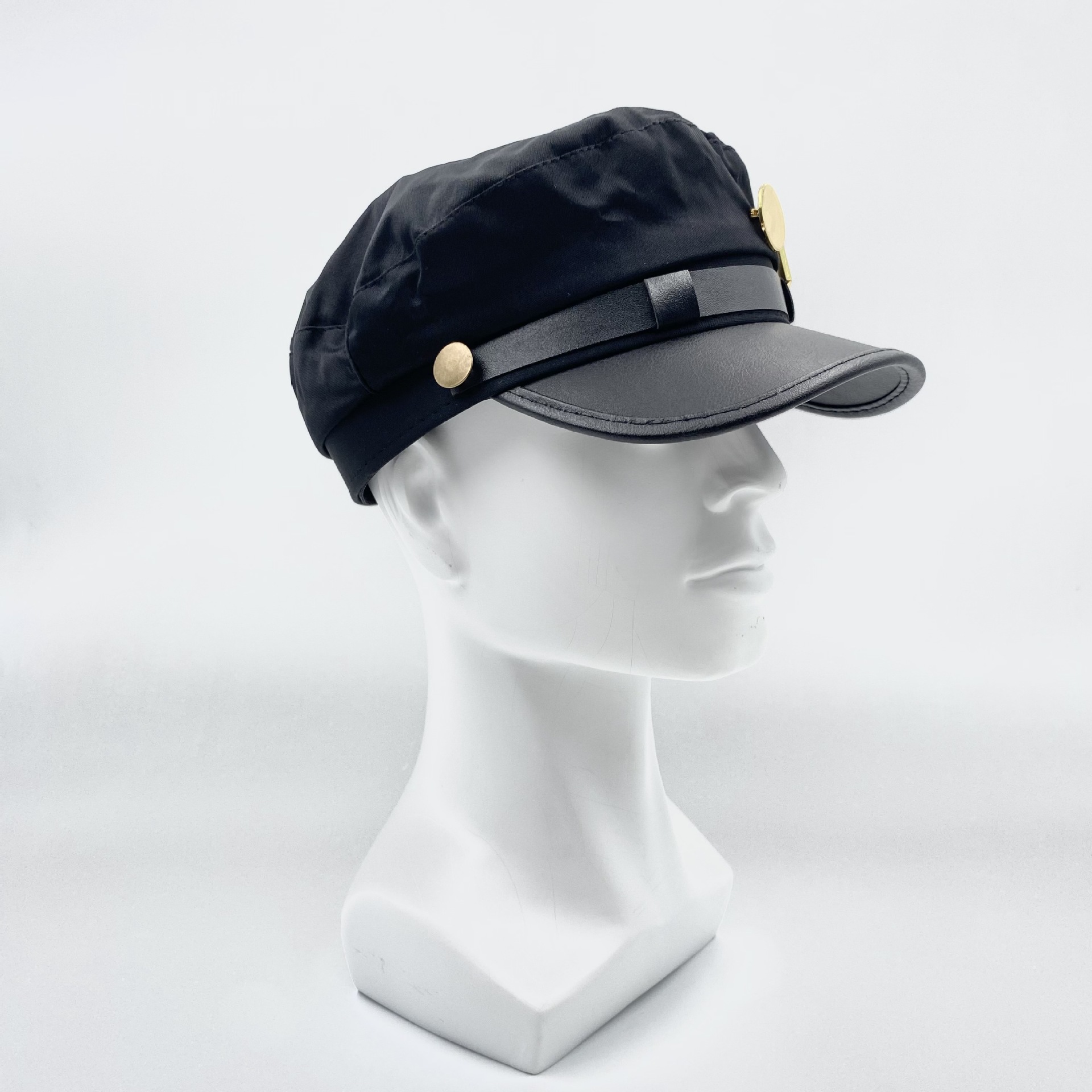 JoJo's Bizarre Adventure Jotaro Kujo Cosplay Hat Unisex Adult Metal Badge Hat