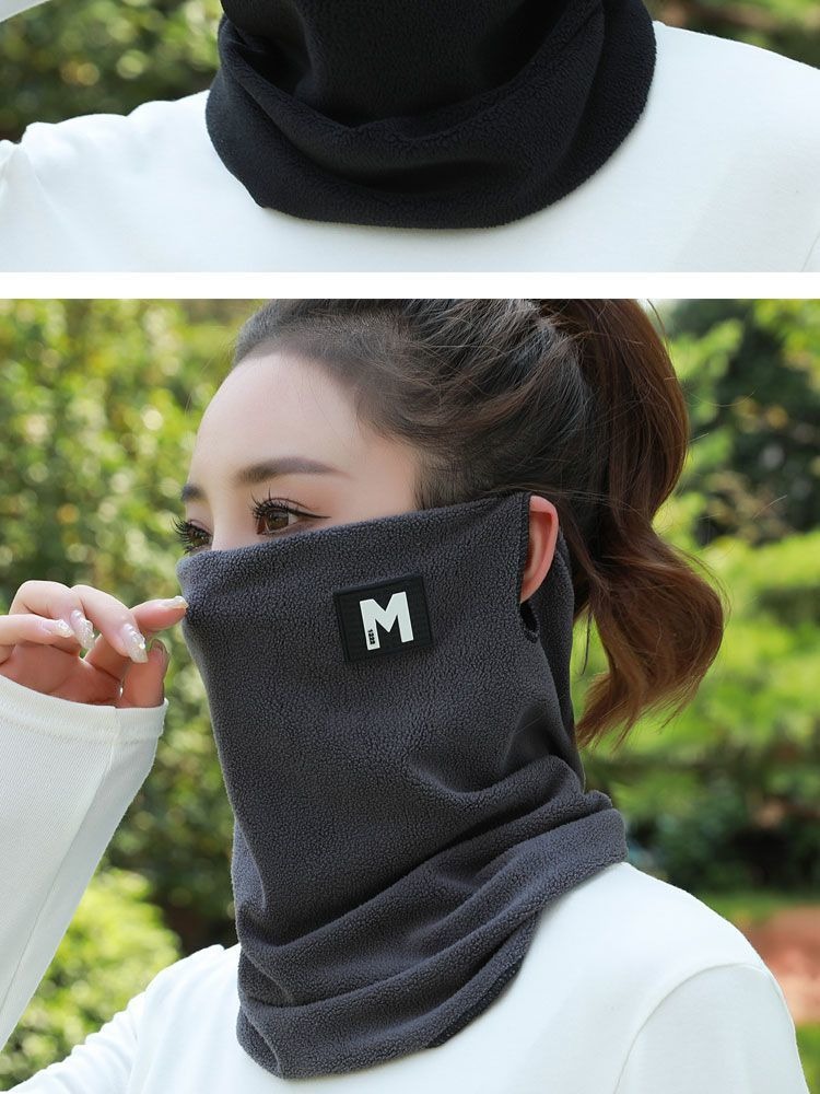 Autumn and Winter mask men and women thickened extra large riding neck neck protection windproof cold-proof Korean style cold-proof mask Scarf mask_voghion.com