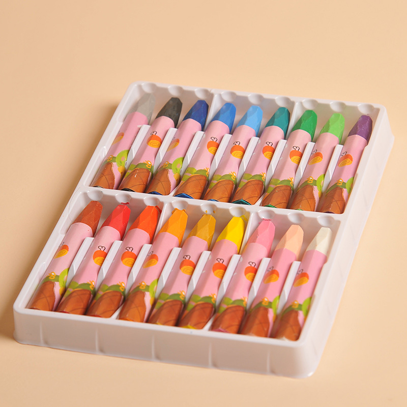 Xiaoyuer oil painting stick crayon children's kindergarten oil painting brush silky painting stick colored pen crayon wholesale