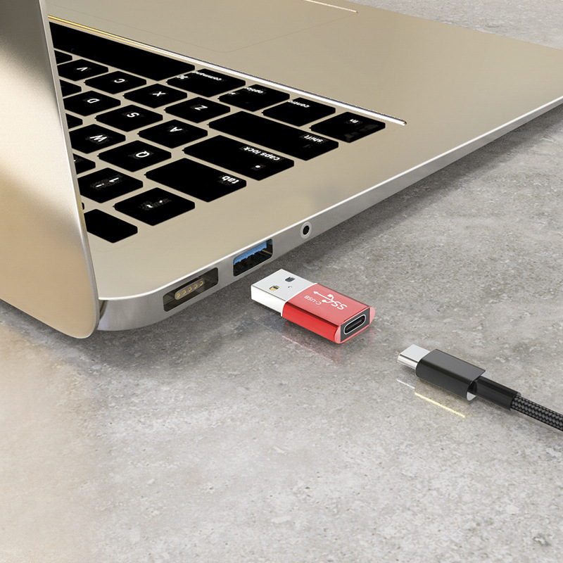 OTG3.1アダプターUSB公転Type-cメスアダプターアルミ合金コンバーターCポート充電アダプター|undefined