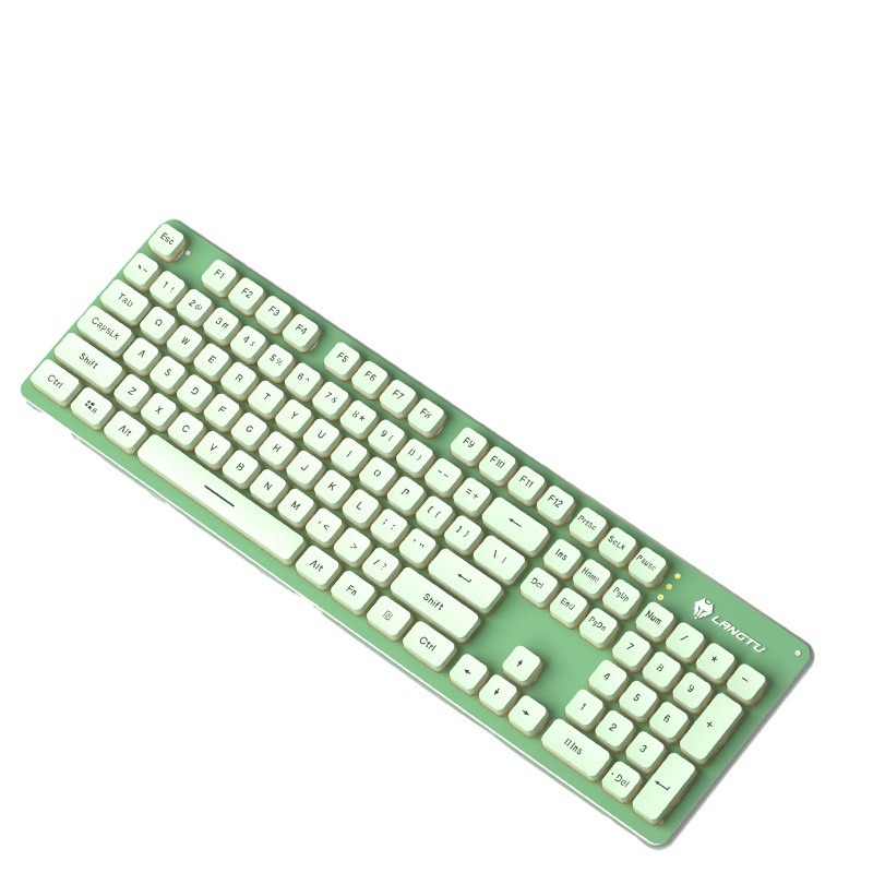 Langtu L1 wired film luminous suspension 104 keyboard mute USB game Office computer peripheral wholesale cross-border