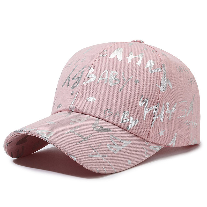 New Fashion Printed Baseball Cap Women's Summer Running Big Brim Sun Protection Sun Hat Korean Style Trendy Riding Cap