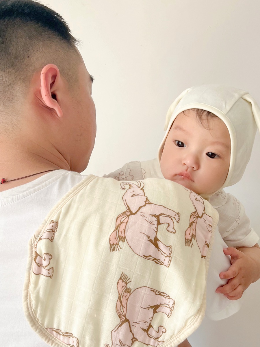 Class a baby saliva towel bamboo cotton gauze bib bib baby products baby shoulder pad anti-overflow milk burp towel