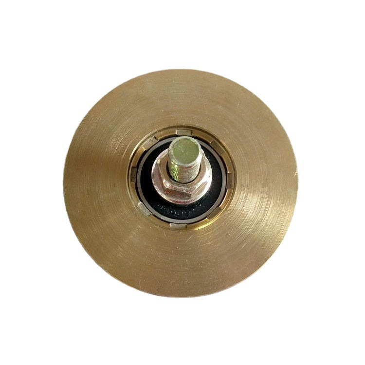 U/V/Y sliding door pulley heavy duty door wheel single bearing screw pulley track pulley plated yellow white zinc