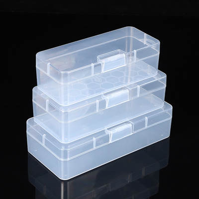 Rectangular plastic box desktop finishing square storage box cosmetic storage box plastic PP stationery storage box