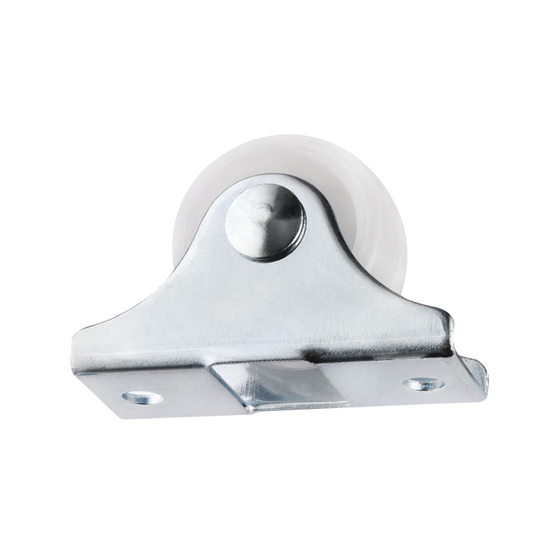 1 inch rail wheel plastic drawer small wheel cross-border furniture white nylon caster cabinet pulley black pp directional wheel