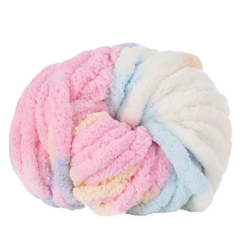 2cm extra thick ice blanket hand-woven line large thickness chenille cushion DIY line Iceland close-fitting soft extra thick line