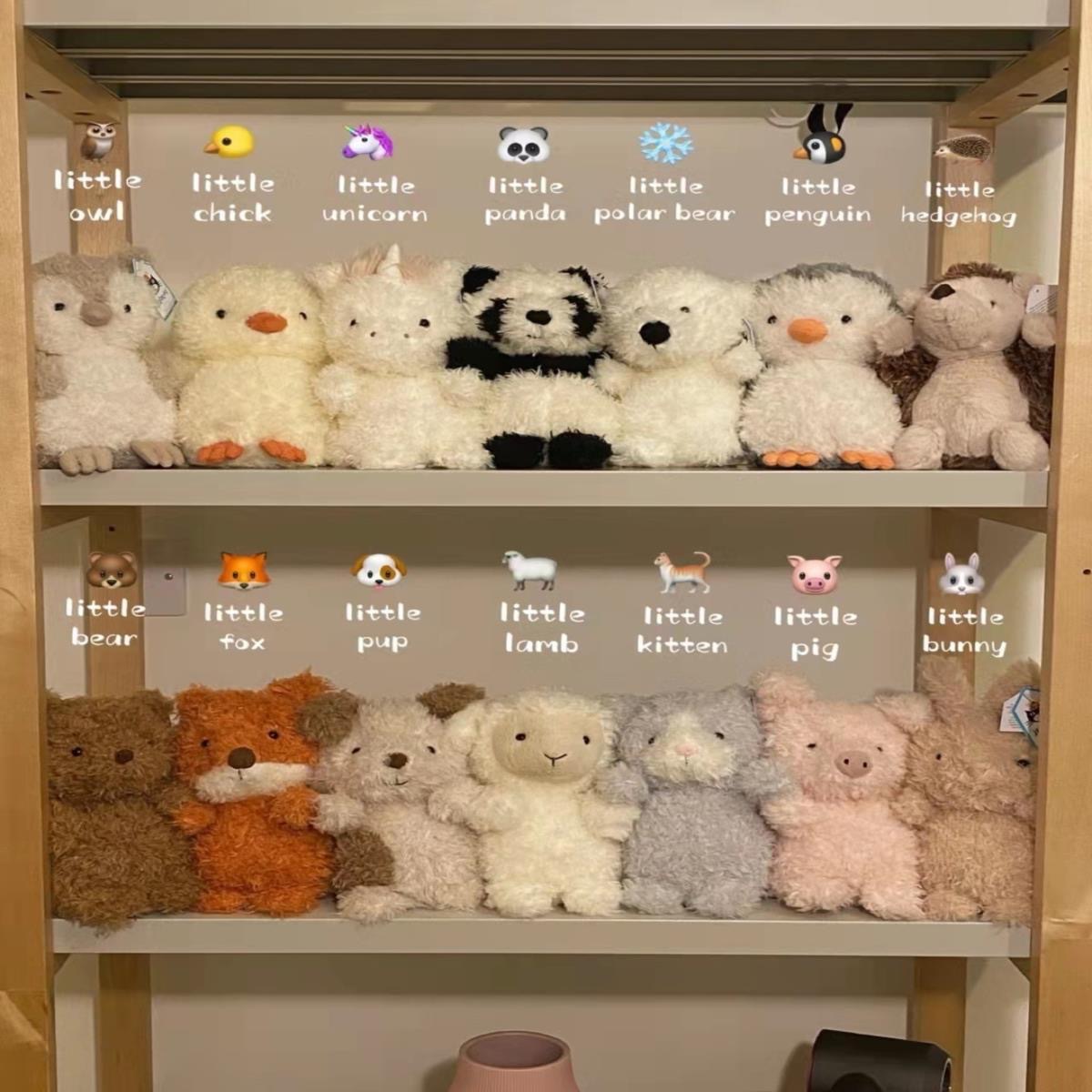 Cute pet animal doll lamb plush toy teddy bear Fox comfort doll 8 inch wedding grab doll