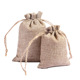 The natural color of linen (hemp rope);7cm * 9cm