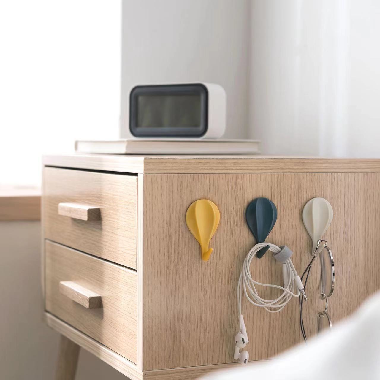 Creative Hot Air Balloon Hook Seamless Sticky Hook Household Cute Hanging Bag Hanging Hood Hanging Punch-free Wall Strong Adhesive