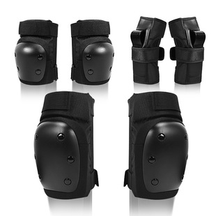 Manufacturer adult skateboard protective gear children's roller skating protective gear skating turtle knee pad thickened six-piece set LOGO can be added
