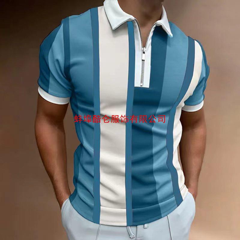  New Men Polo Shirts Summer Casual Daily Short Sleeve St