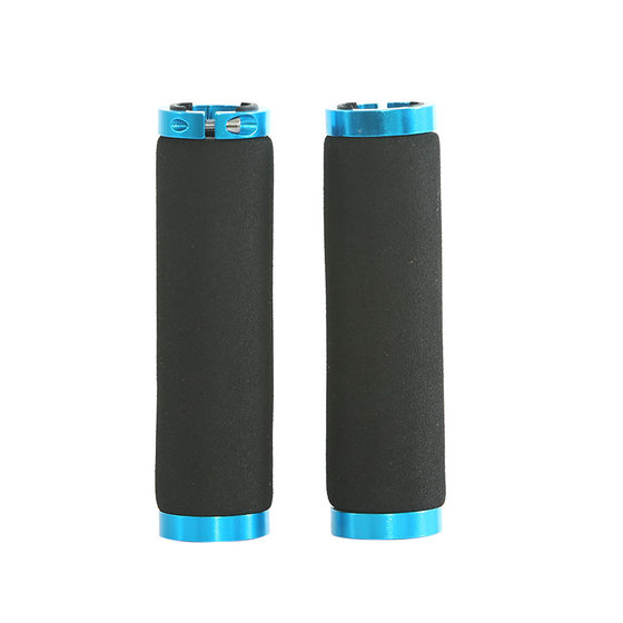 Bicycle sponge handle cover unilateral bilateral lock mountain bike grip non-slip sweat-absorbing foam handle gloves