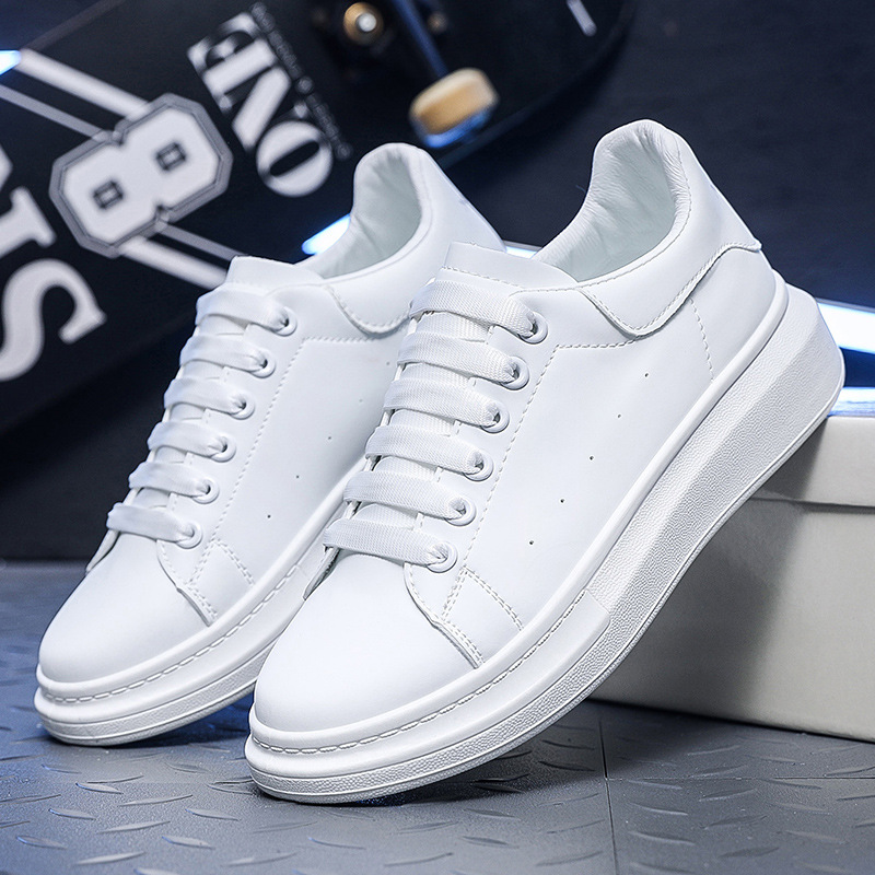 Classic men's shoes K888 nafei Macquin Internet celebrity White shoes men's platform Muffin Men's shoes student board shoes ins Macquin