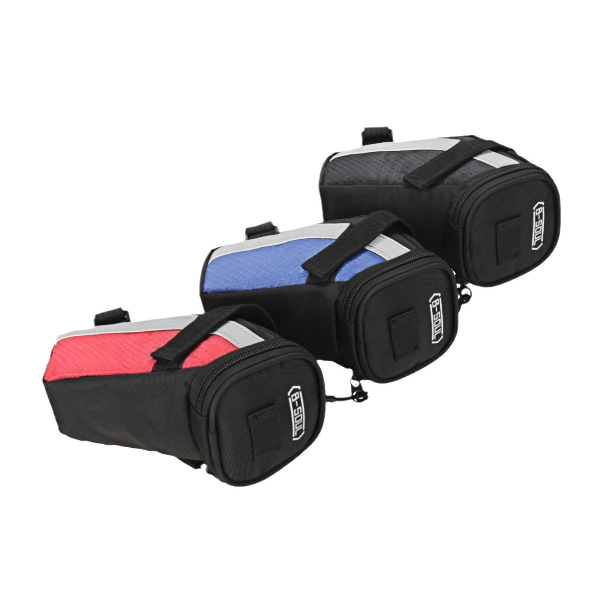 B- SOUL bicycle tail bag mountain road bike bicycle saddle bag anti-splash water expandable rear seat bag