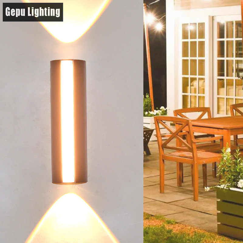 Outdoor wall lamp simple modern waterproof ABS aisle entrance garden balcony terrace exterior wall garden lamp