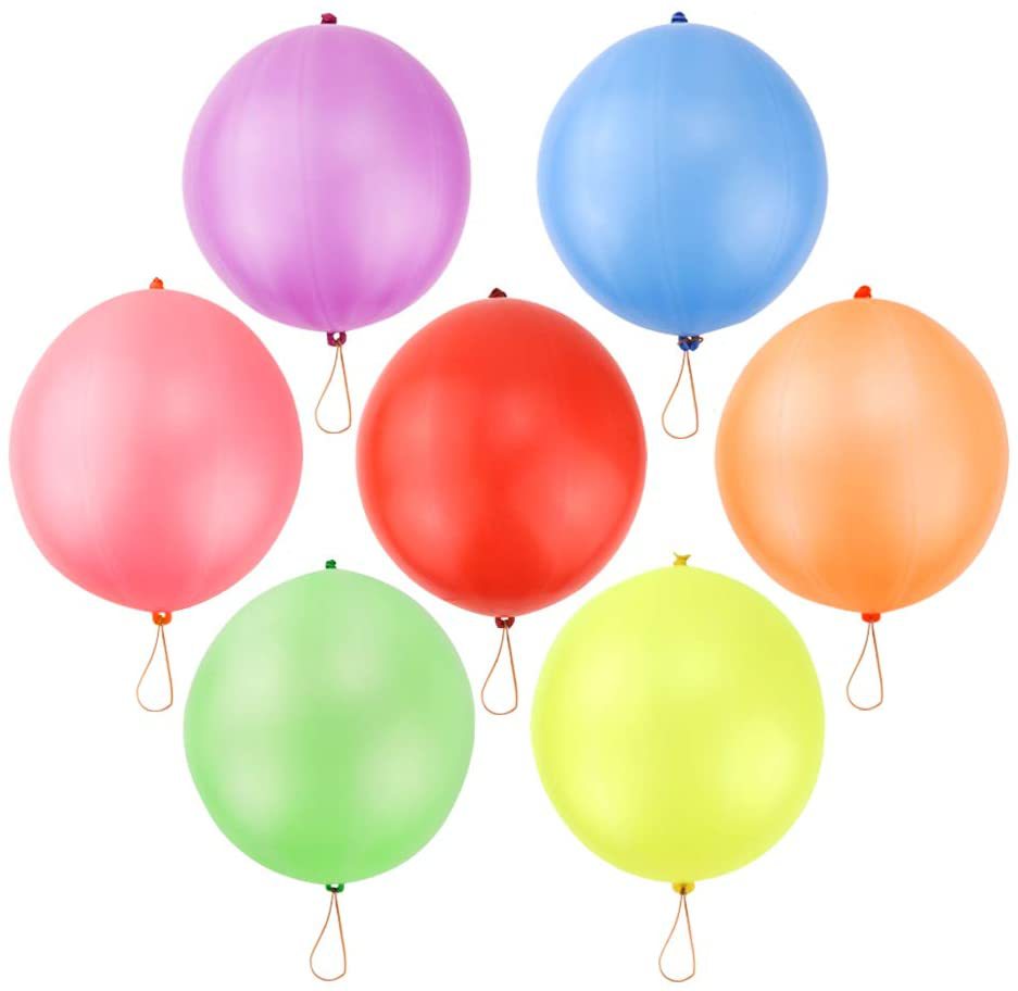 8 grams of 18 inch clap ball collision elastic Latex Ball balloon toy birthday party supplies bounce perforated ball