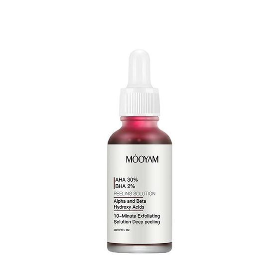 Cross-border AHA fruit acid stock solution to clean pores to soften horny BHA salicylic acid essence facial care essence