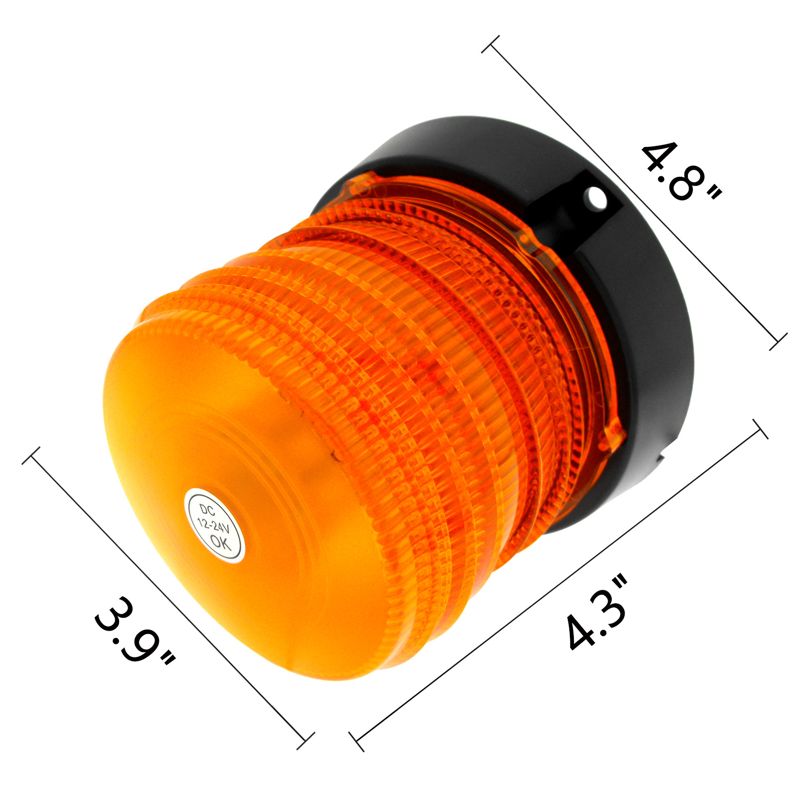 60 LED safety warning flash signal strobe flash roof school bus engineering tractor light