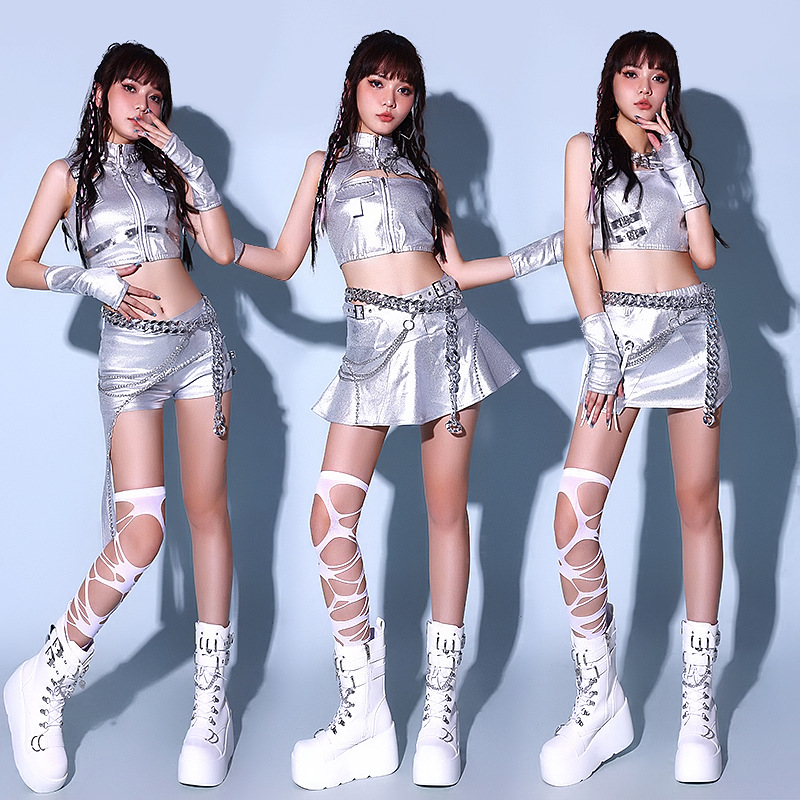 Jazz Dance Costume 2024 New suit Sexy Sweet Cool Dance Costume Korean Dance Costume kpop Women's Singing Costume