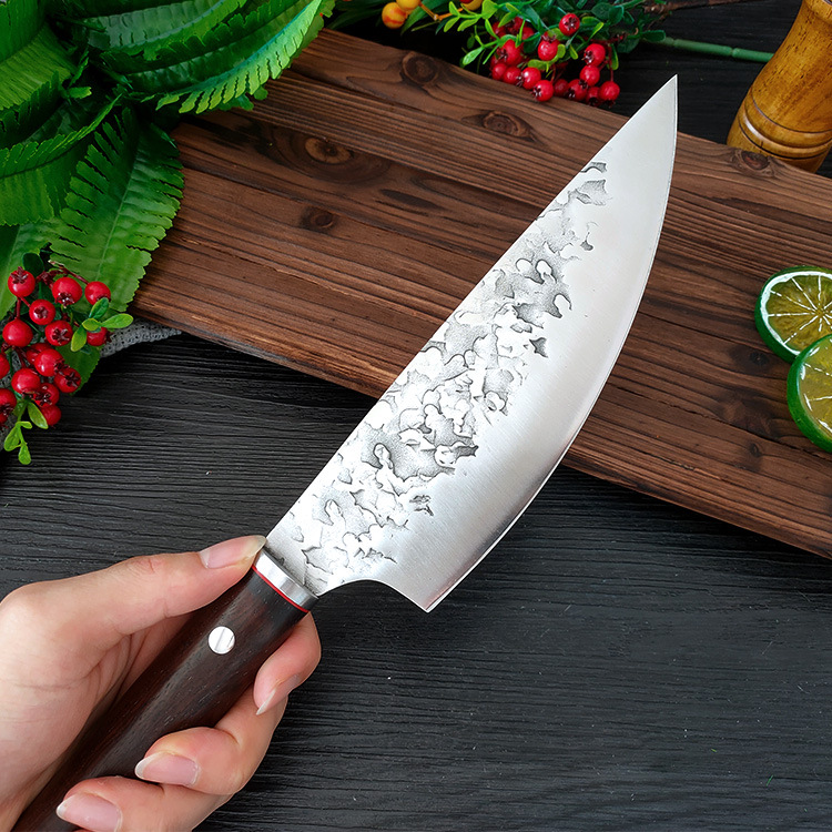 Cross-border manual forging butcher knife bone knife Pig knife kitchen meat knife peeling knife cooking knife beef knife