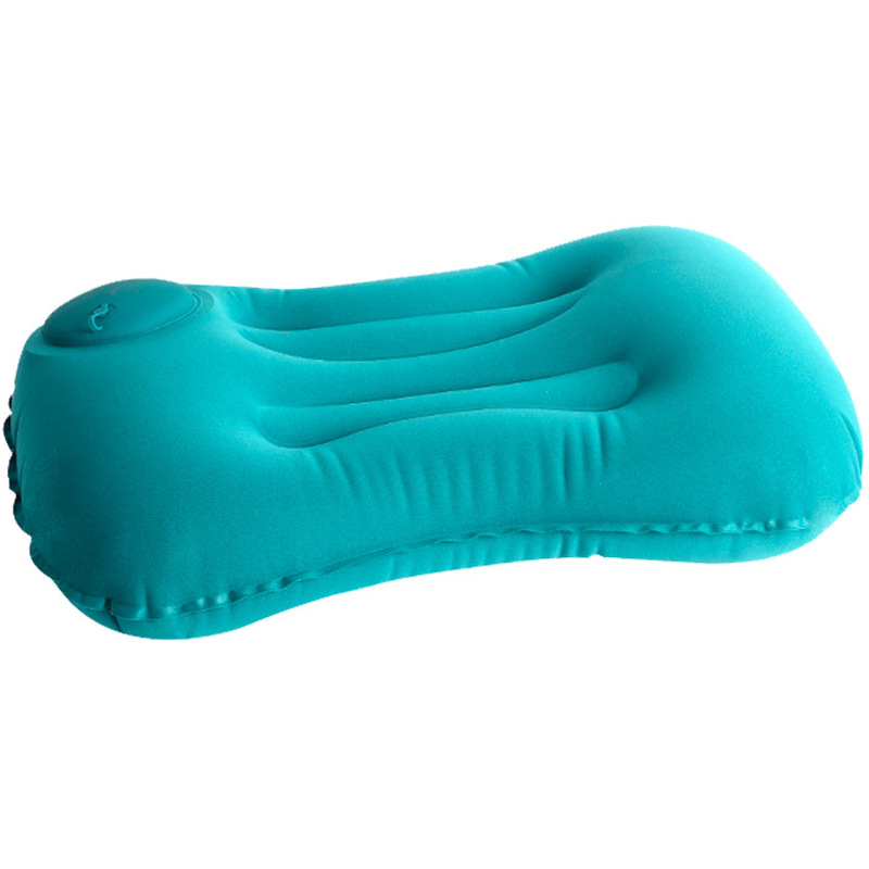 Press inflatable pillow cushion lumbar support outdoor travel essential riding motorcycle nap pillow portable easy storage spot
