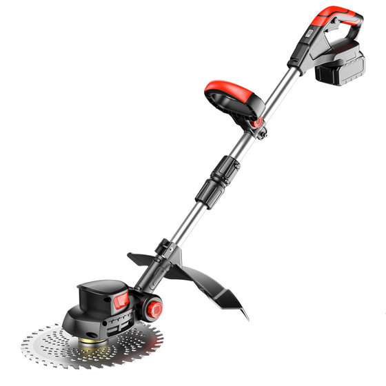 Electric lawn mower small handheld household lawn mower garden lawn mowing lithium battery rechargeable mowing artifact