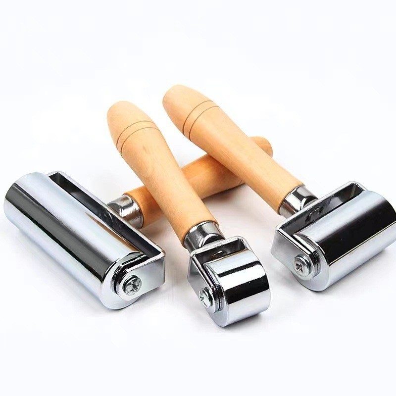 New starting point leather roller push wheel roller pressure wheel diy handmade leather Press tool solid leather roller