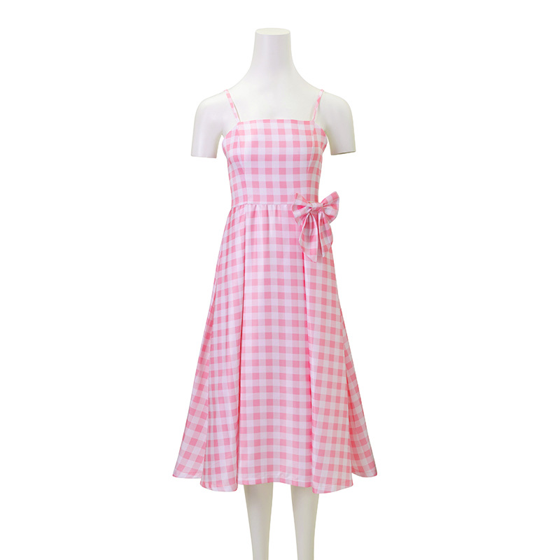 2023 new Barbie Barbie cos clothing Kenny suit beach pink dress cosplay Halloween
