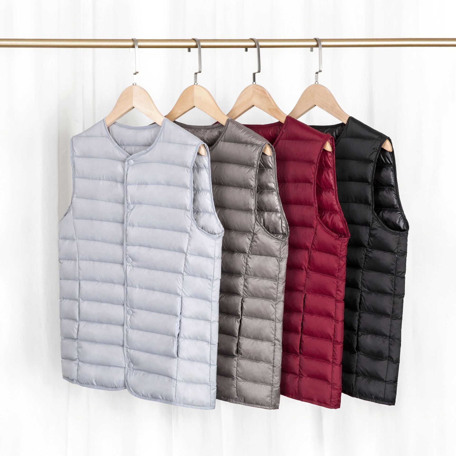 Down jacket men's and women's same style 2022 autumn and winter new lightweight down jacket liner light thin fashion warm