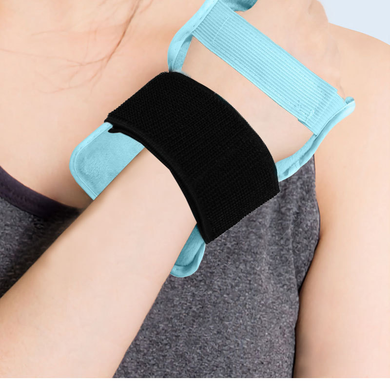 Cold Wrist Protection Sports Belt PVC Gel Plush Cold Compress Hot Compress Breathable Physical Cooling Summer Wrist Protector