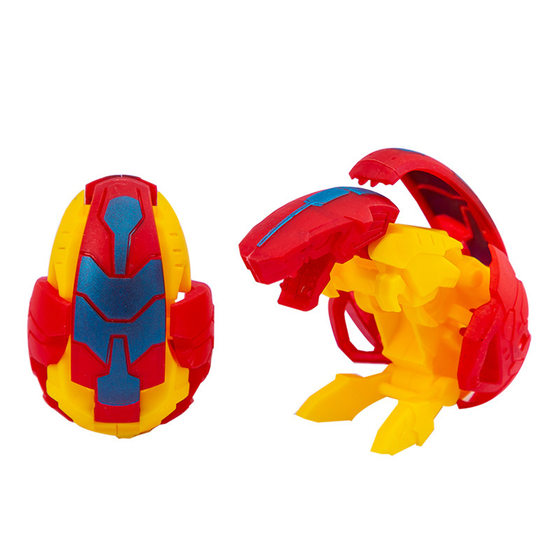 6 bulk random hair deformation Egg toy simulation dinosaur deformation egg boy deformation egg small gift wholesale