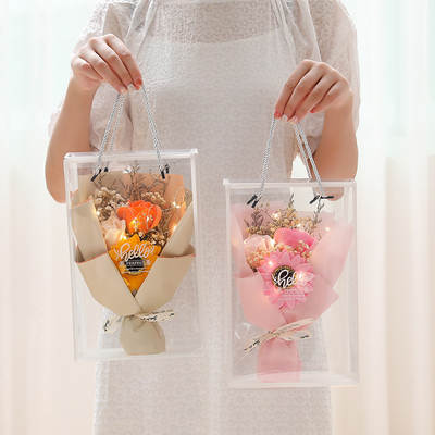 Graduation Season Gift Portable Rose Bouquet Finished Gift Box Valentine's Day Creative Gift Gifts Gestapa Dried Flowers Sunflower