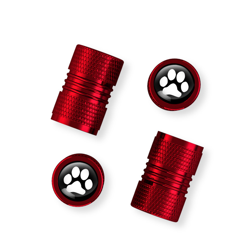 Amazon footprint new tire valve cap aluminum alloy valve core cover anti-deflation decorative tire core cap