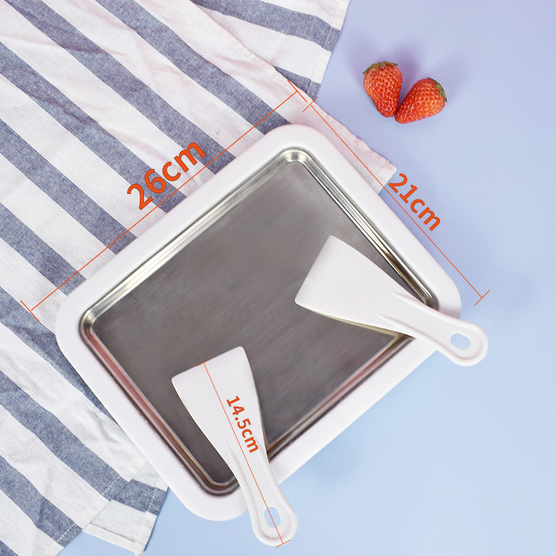 White large stainless steel plate-size 26*21*3.2cm