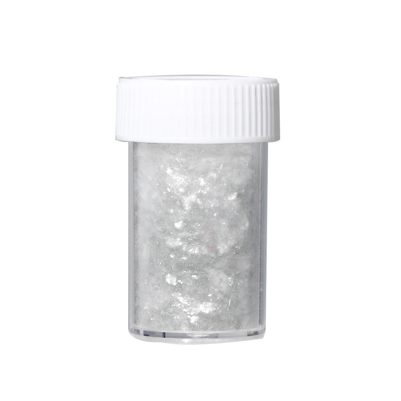 New nail ultra-thin diamond Mica powder Net red sun style pure white sequins glitter transparent brocade Opal powder wholesale
