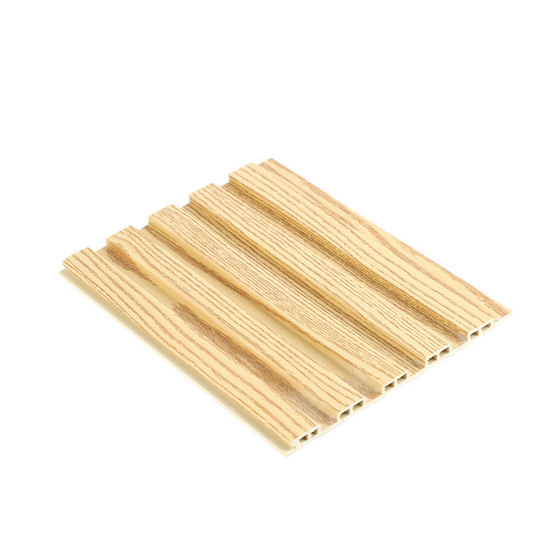 Factory Ecological Wood Bamboo Fiber Great Wall Board Grille Board TV Background Wall Ceiling Concave Board Decoration Cross-border