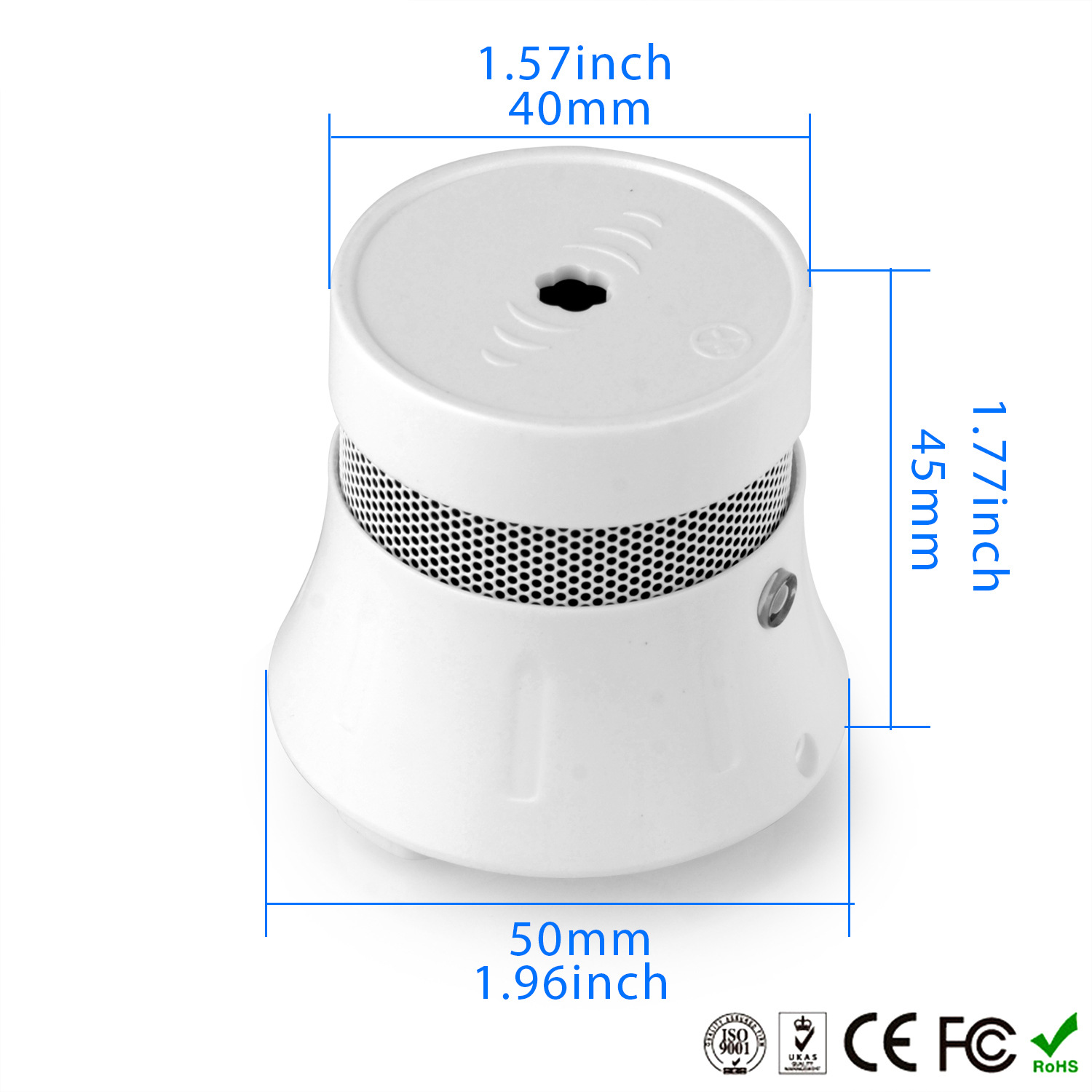 Graffiti smart home zigbee smoke alarm fire sensing wireless fire wifi smoke detector