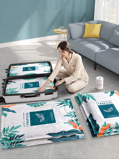 Sucking Vacuum Compression Bag Thickened Oversized Quilt Clothes Supplies Luggage Household Travel Storage Bag Vacuum Bag