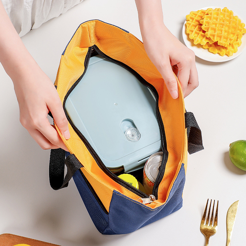 Liancheng new portable lunch box bag insulation large capacity student thickened lunch bag office worker with lunch bag