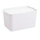 Korean Style Thickened Storage Box Large Drawer Collating Lid Plastic Storage Box Clothes Wardrobe Grocery Box