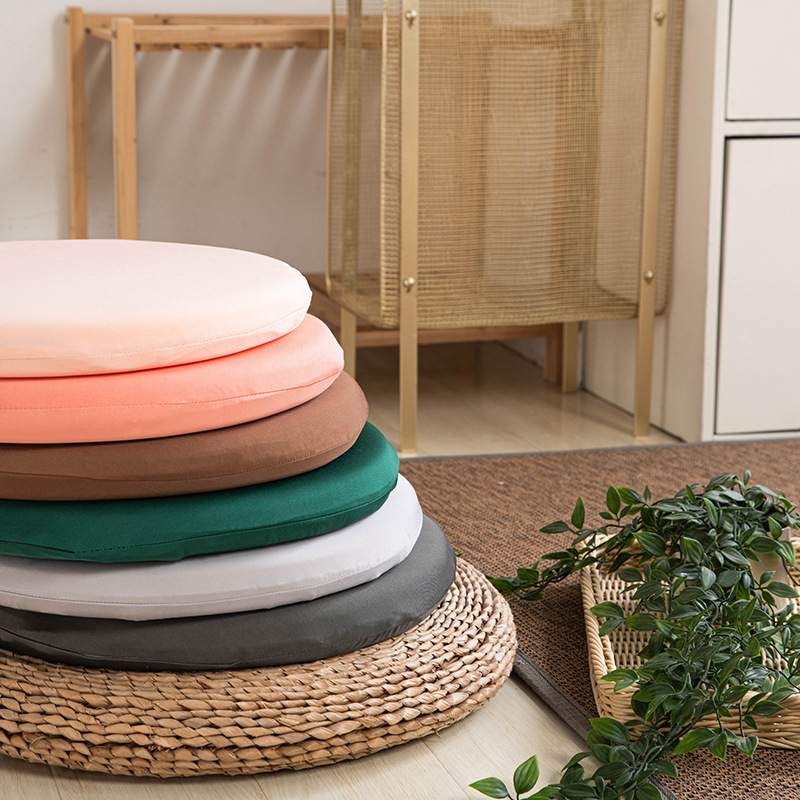 Round Cushion Chair Tatami Chair Cushion Floor Memory Foam Round Stool Dining Table Chair Round Cushion Seat Cushion