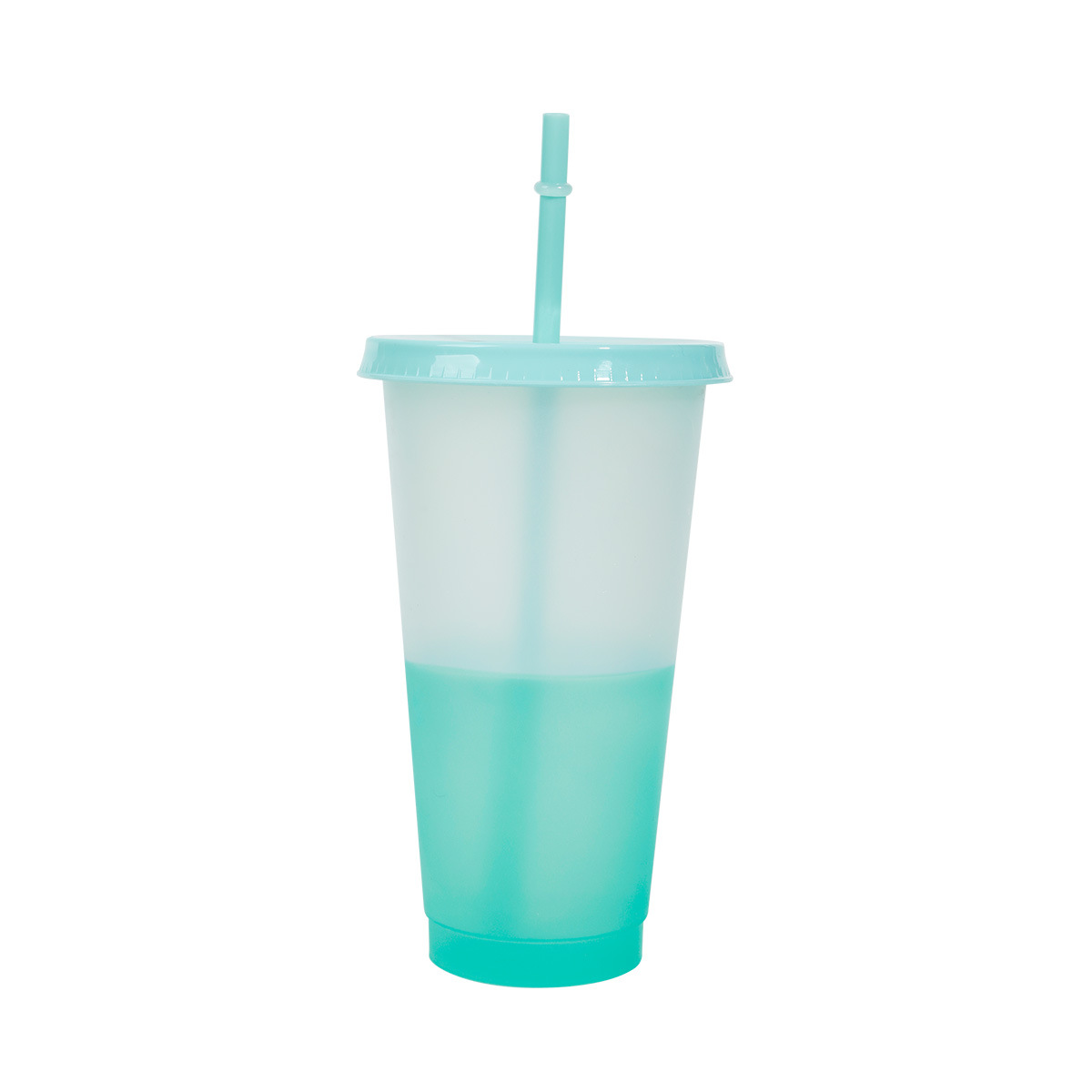 20001 color change creative plastic color change Cup PP material temperature sensitive color change cup straw plastic cup