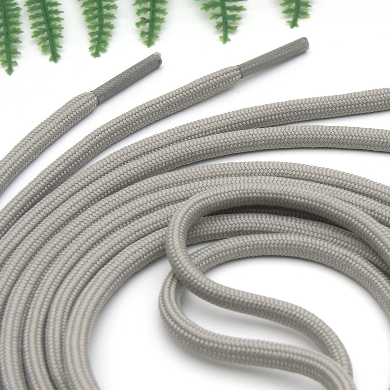 In stock clothing accessories 4.5mm encryption polyester round pants rope hat windproof rope sports round shoelace