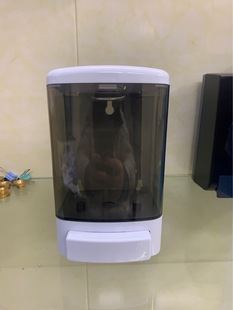 1000ml Wall Mounted Manual Press Plastic Soap Dispenser Shampoo Shower Gel Soap Dispenser Box