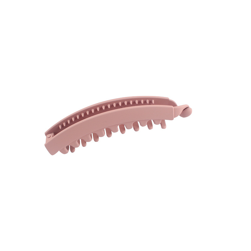 Korean-style New Frosted Large One-character Grab Clip All-match Dark Horsetail Clip with Tooth Hairpin Internet Celebrity Headwear Jewelry
